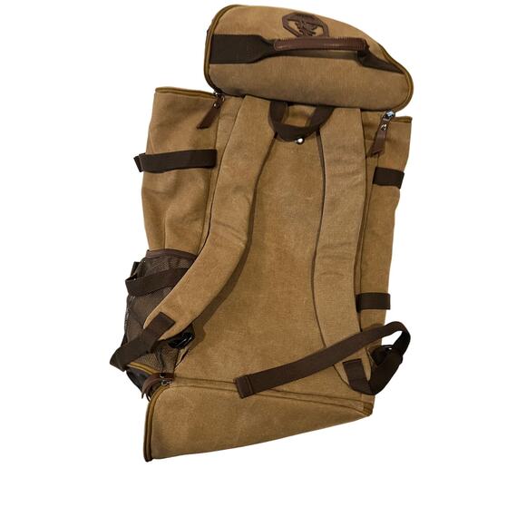 Colorful Travel Canvas Top Loading Backpack - Picture 6 of 7